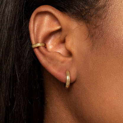 Forever Ear Cuff | Gold | Model Image | Uncommon James
