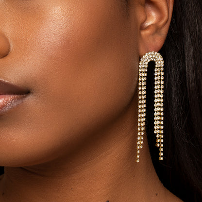 Life of the Party Earrings | Gold | Model Image 2 | Uncommon James