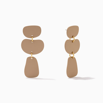 Nudist Earrings | Gold Nude | Product Image | Uncommon James
