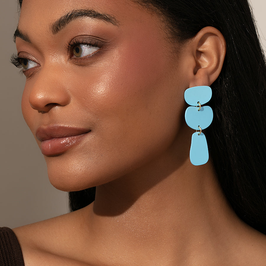 Colorful deals statement earrings