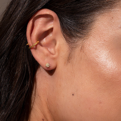 Wrap Earring | Gold | Model Image | Uncommon James