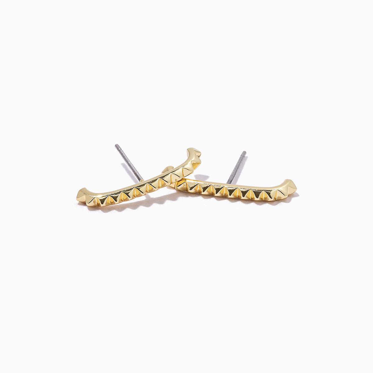 Wrapped Stud Earrings | Gold | Product Detail Image | Uncommon James