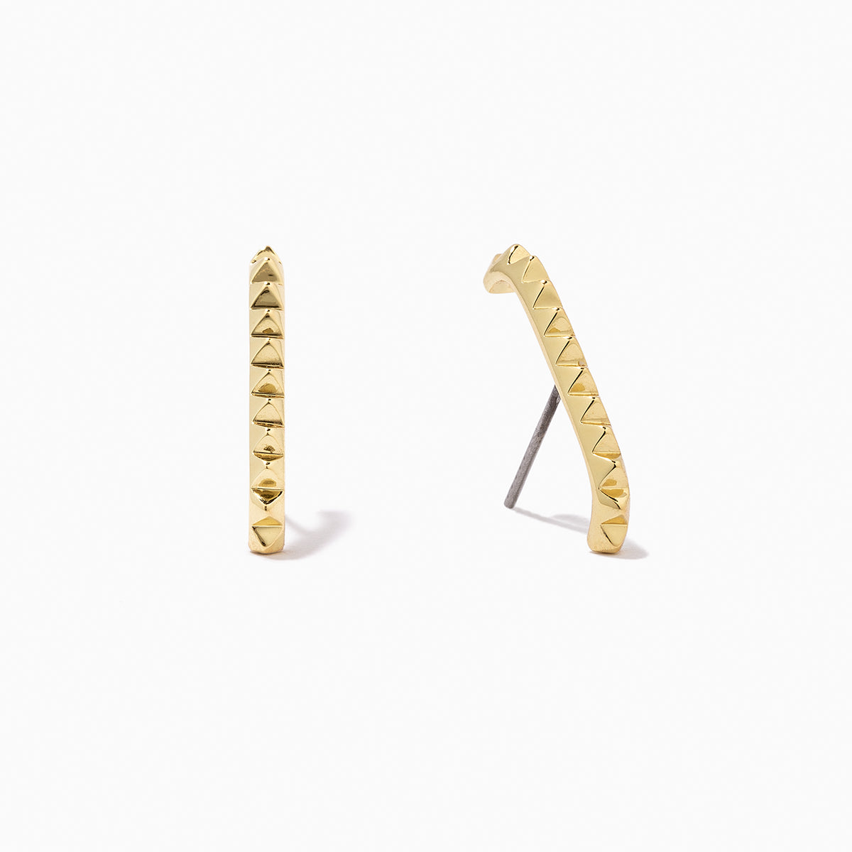 Wrapped Stud Earrings | Gold | Product Image | Uncommon James