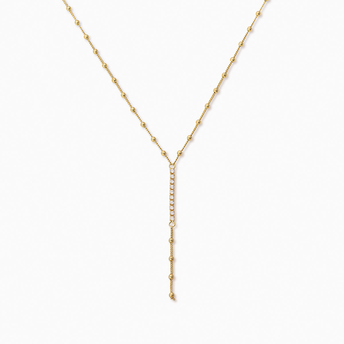Little Lady Lariat Necklace | Gold | Product Image | Uncommon James