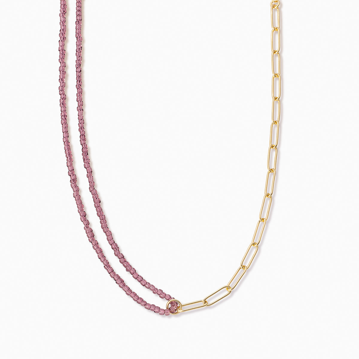 Bead and Chain Necklace | Gold | Product Image | Uncommon James