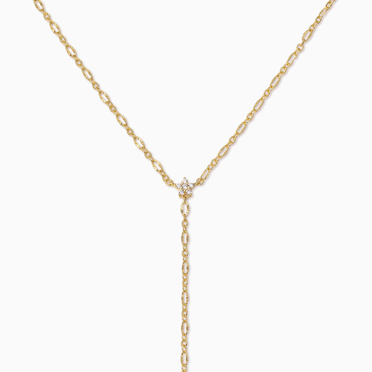 Flower Lariat | Gold | Product Detail Image | Uncommon James