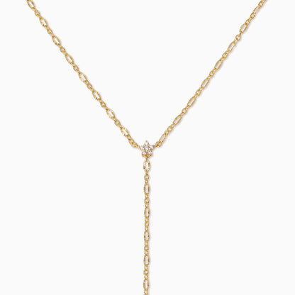 Flower Lariat | Gold | Product Detail Image | Uncommon James