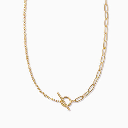 Mixed Emotions Split Chain Necklace in Gold | Uncommon James