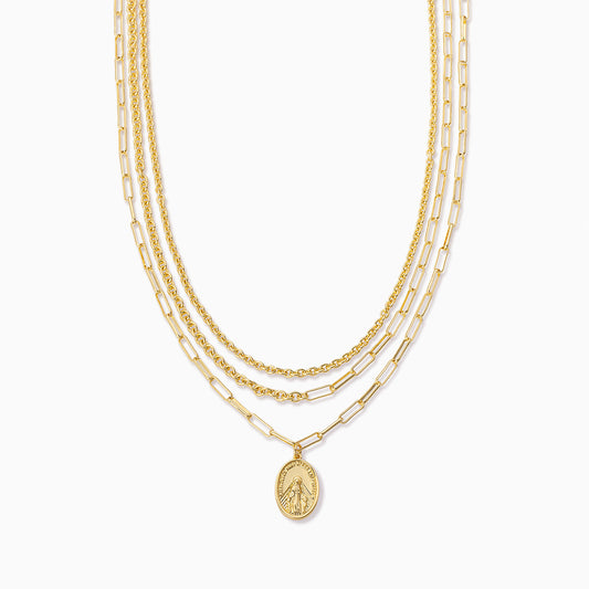 Three's Company Necklace | Gold | Product Image | Uncommon James