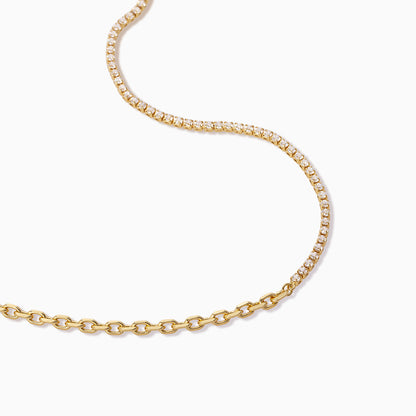 Unaligned Necklace | Gold | Product Detail Image | Uncommon James