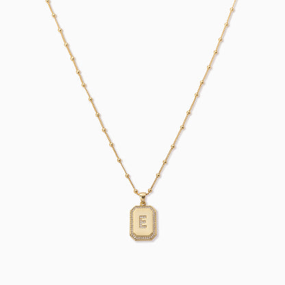 ["Sur 2.0 Necklace ", " Gold E ", " Product Image ", " Uncommon James"]