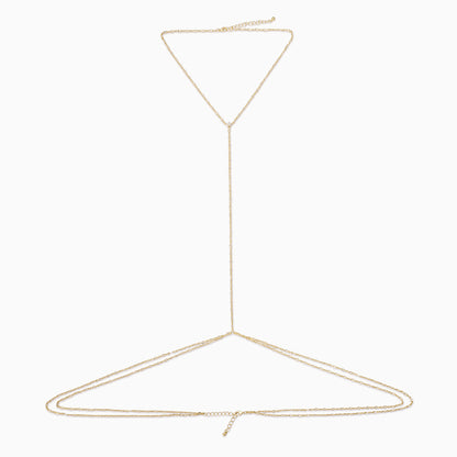 All the Right Places Bodychain | Gold | Product Image | Uncommon James