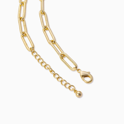 Gold Paperclip Chain Charm Bracelet | Charm Jewelry | Women's Jewelry by Uncommon James