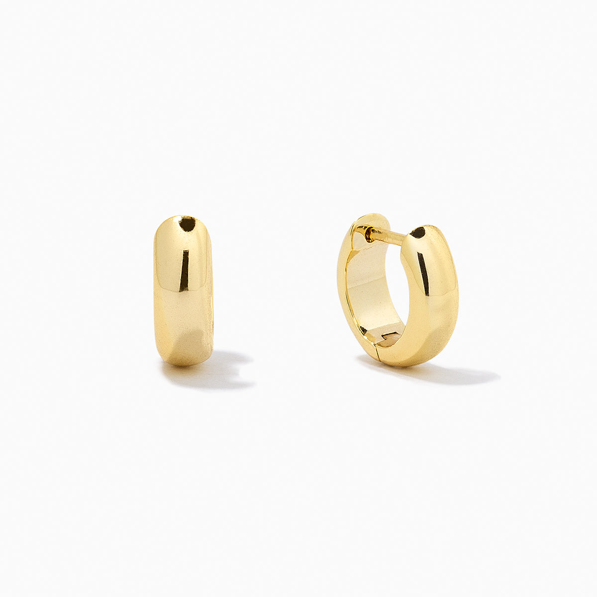 Attitude Hoops | Gold Huggie | Product Image | Uncommon James