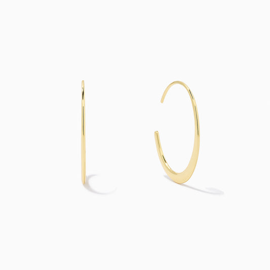 Crescent Hoops | Gold | Product Image | Uncommon James