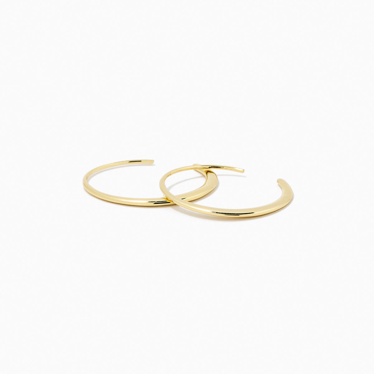 Crescent Hoops | Gold | Product Detail Image | Uncommon James