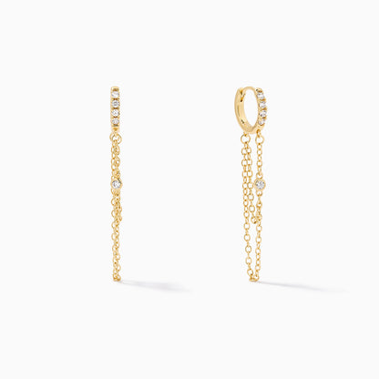 Be Extra Chain Huggies | Gold | Product Image | Uncommon James