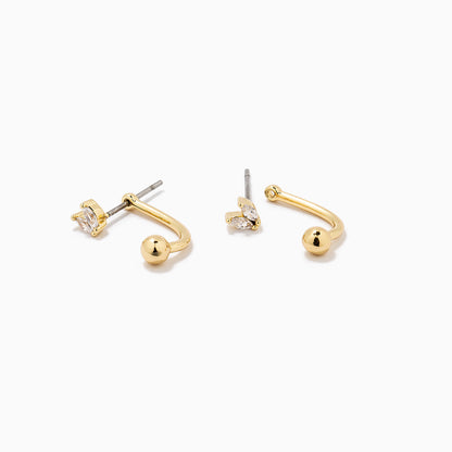 Simple Times Ear Jacket | Gold | Product Detail Image | Uncommon James