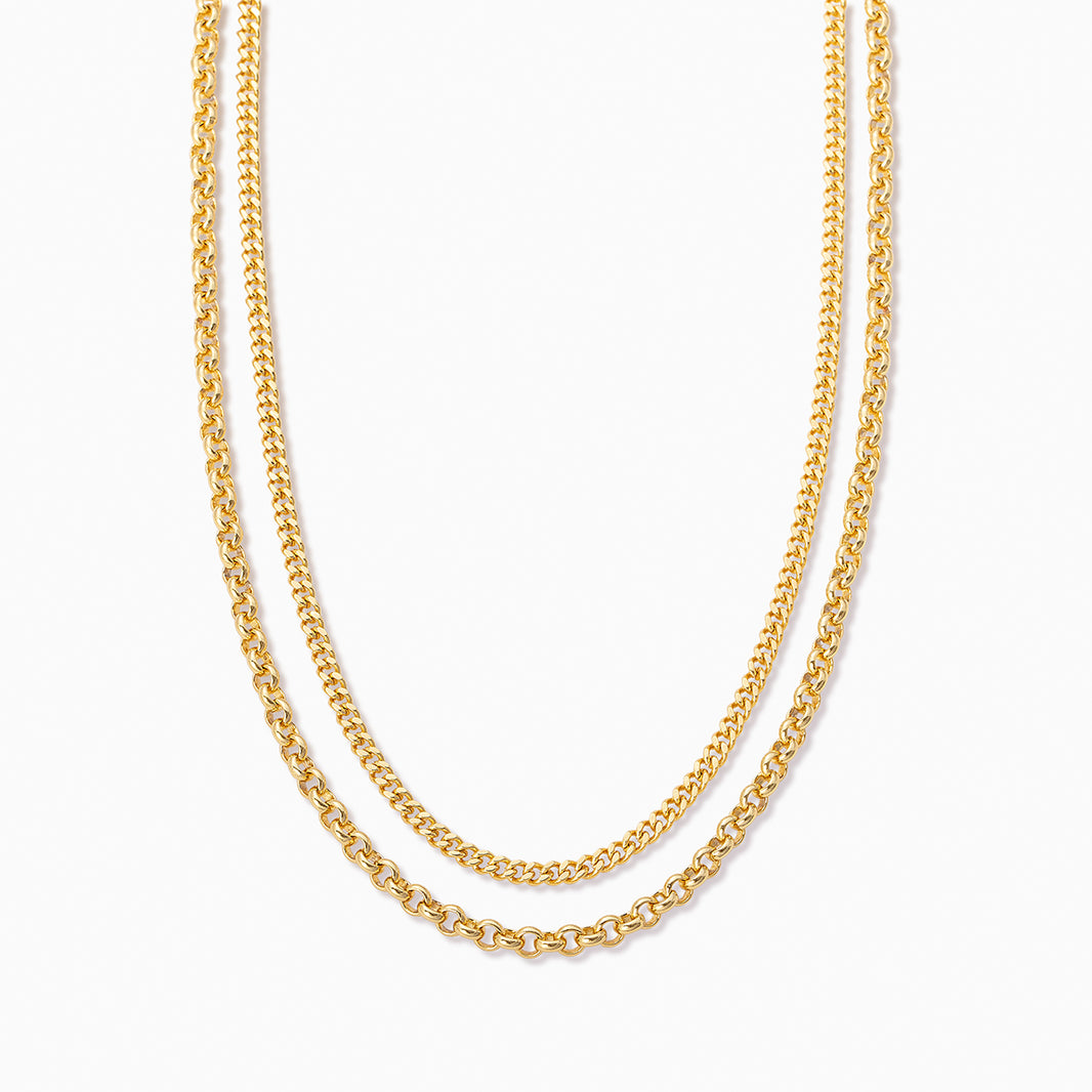 Untamed Collection Gold Jewelry + Chains + Pearls James