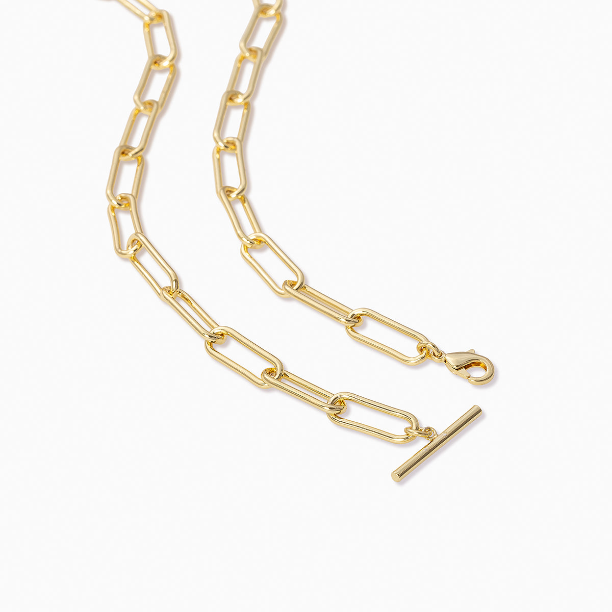 Excessive Chain Lariat Necklace | Gold | Product Detail Image 2 | Uncommon James
