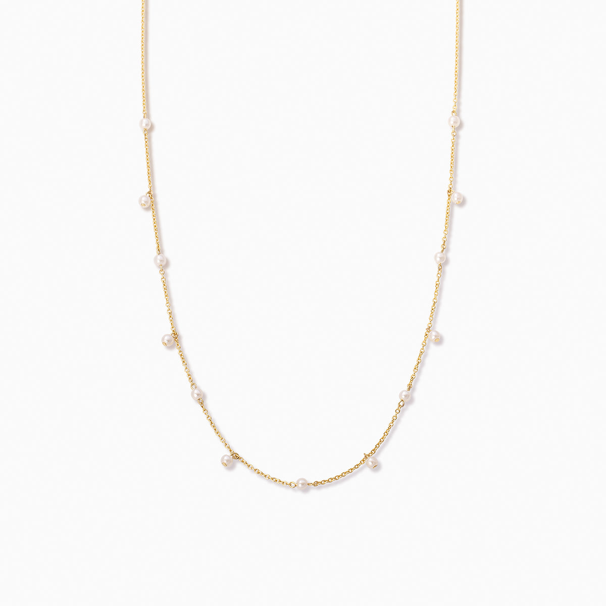 Flirty Pearl Necklace | Gold | Product Image | Uncommon James