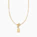 Initial Chain and Pendant Necklace in Gold | Uncommon James