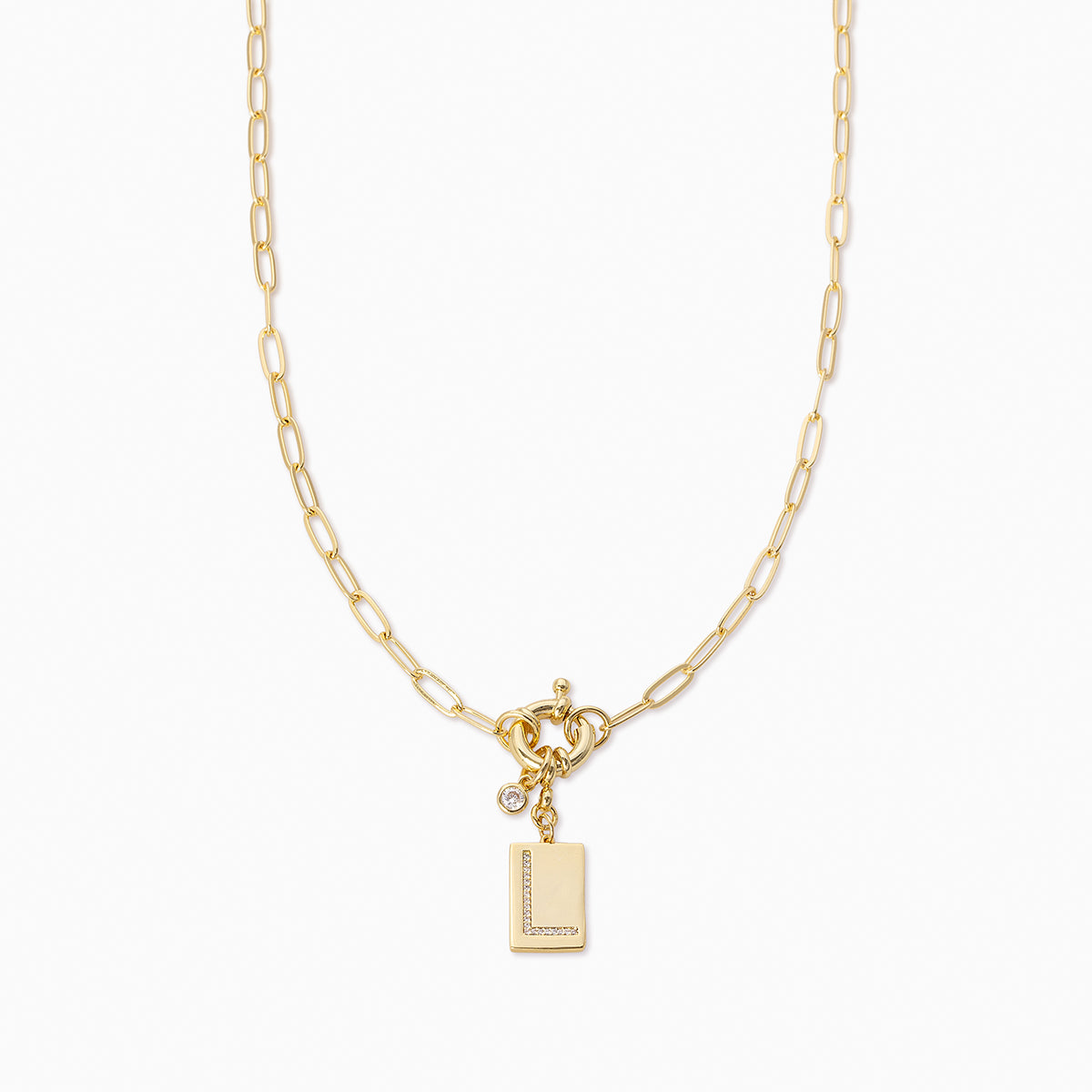 Initial Chain Necklace | Gold L | Product Image | Uncommon James