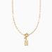 Initial Chain and Pendant Necklace in Gold | Uncommon James