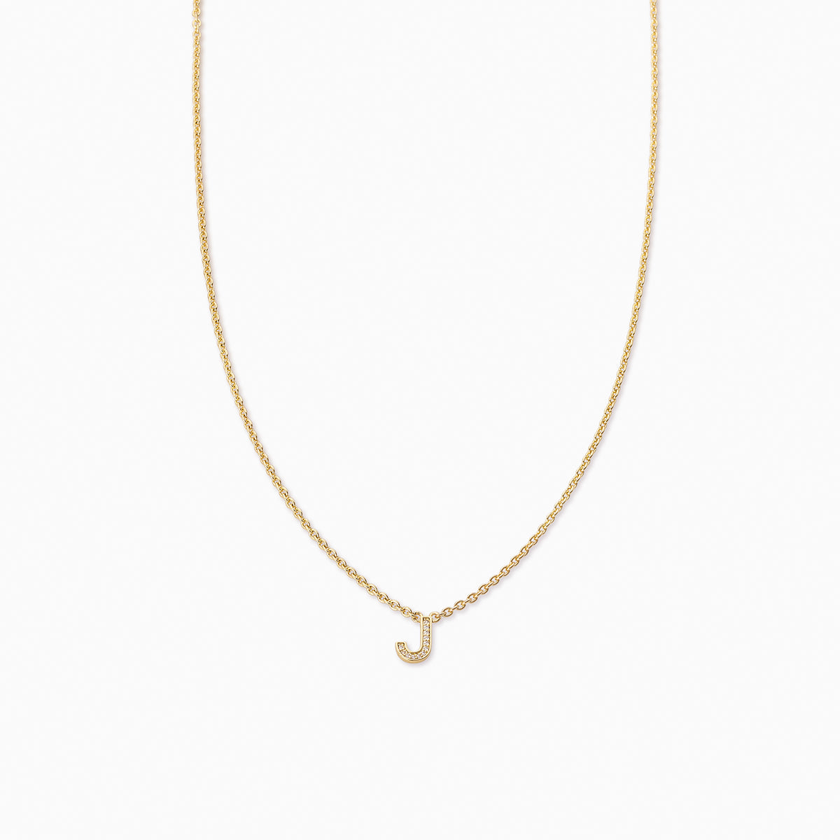 Initial Here Necklace | Gold J | Product Image | Uncommon James