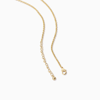 Initial Here Necklace | Gold A Gold B Gold C Gold D Gold E Gold H Gold J Gold K Gold L Gold M Gold N Gold R Gold S Gold T | Product Detail Image 2 | Uncommon James