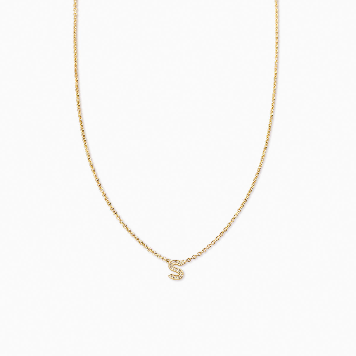 Initial Here Necklace | Gold S | Product Image | Uncommon James