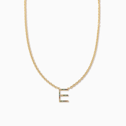 Know Me Necklace | Gold E | Product Image | Uncommon James