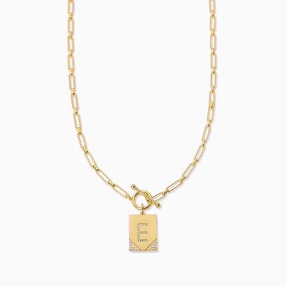 ["Leave Your Mark Chain Necklace ", " Gold  E ", " Product Image ", " Uncommon James"]