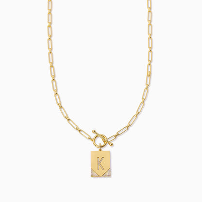 ["Leave Your Mark Chain Necklace ", " Gold  K ", " Product Image ", " Uncommon James"]