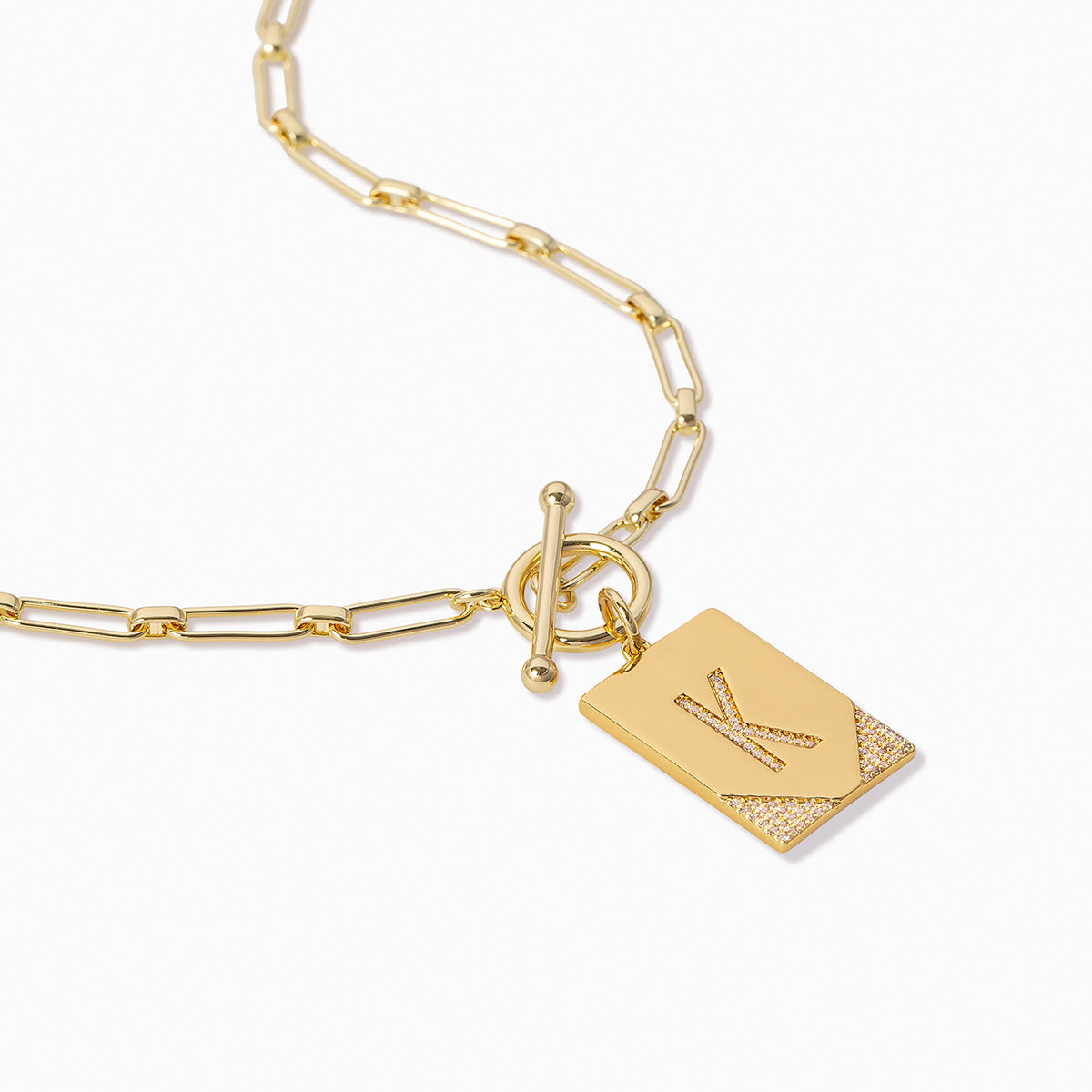 Leave Your Mark Chain Necklace | Gold A Gold B Gold C Gold D Gold E Gold G Gold H Gold J Gold K Gold L Gold M Gold N Gold P Gold R Gold S Gold T Gold V | Product Detail Image | Uncommon James