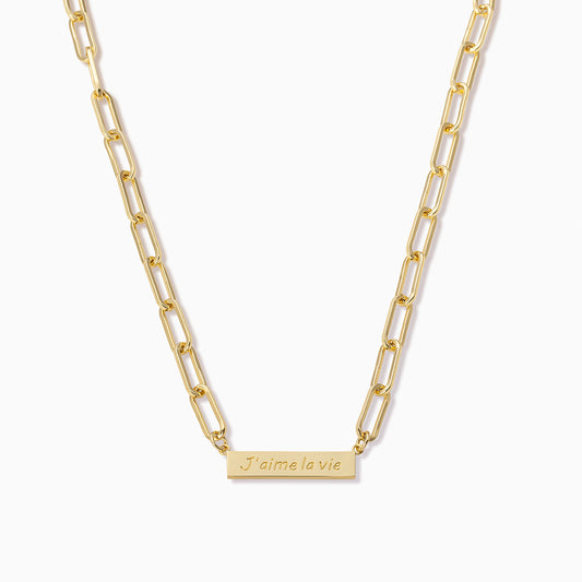 Love Life Necklace | Gold | Product Image | Uncommon James