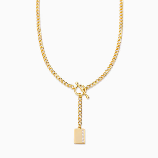 New Chapter Lariat Necklace | Gold | Product Image | Uncommon James