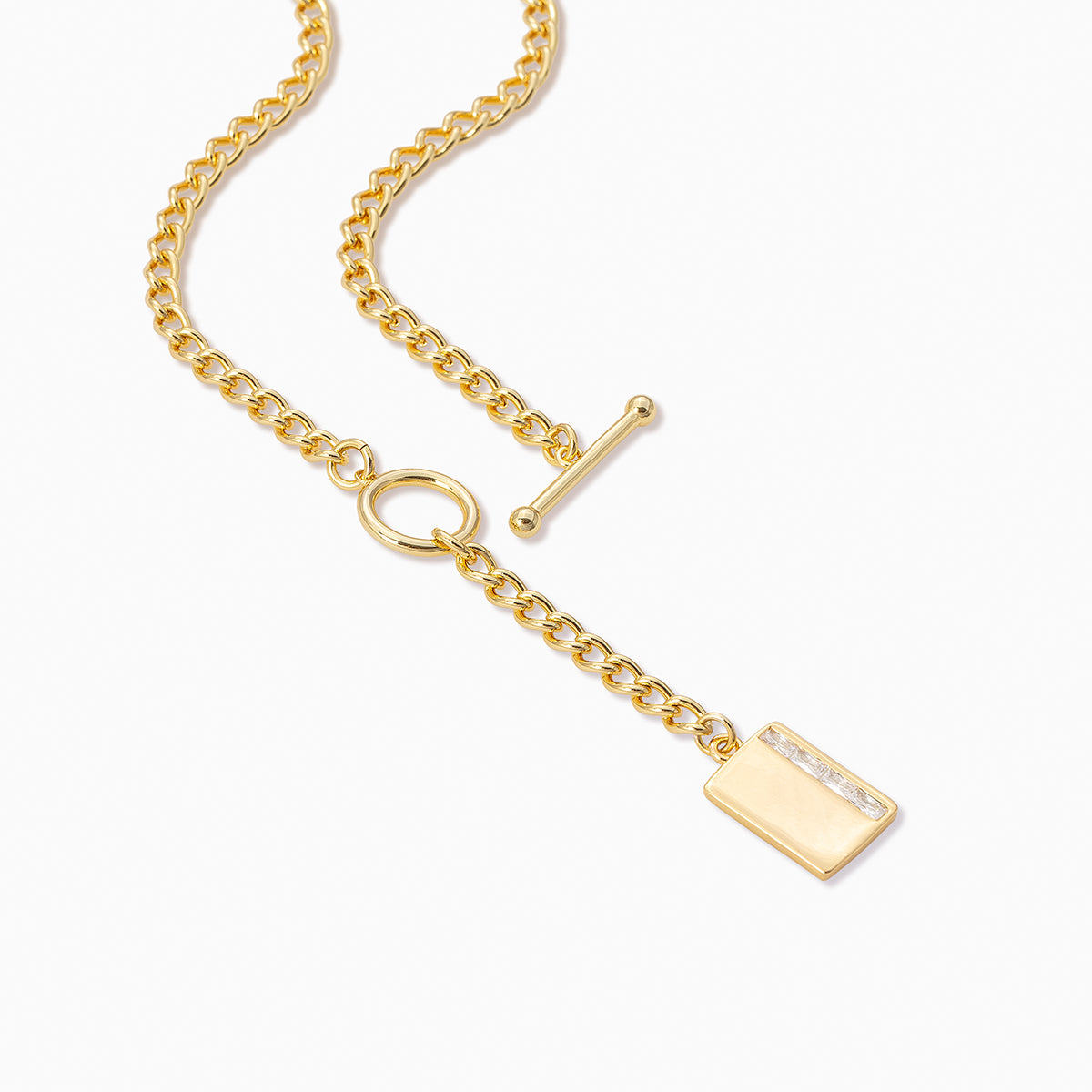 New Chapter Lariat Necklace | Gold | Product Detail Image 2 | Uncommon James