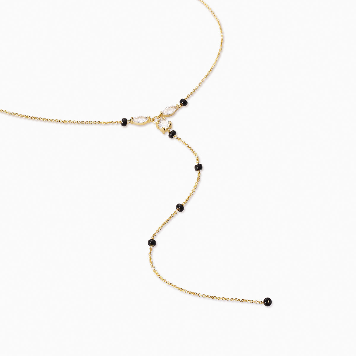 Nightlife Lariat Necklace | Gold | Product Detail Image | Uncommon James