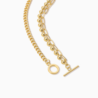 ["Three's a Party Chain Necklace ", " Gold ", " Product Detail Image 2 ", " Uncommon James"]
