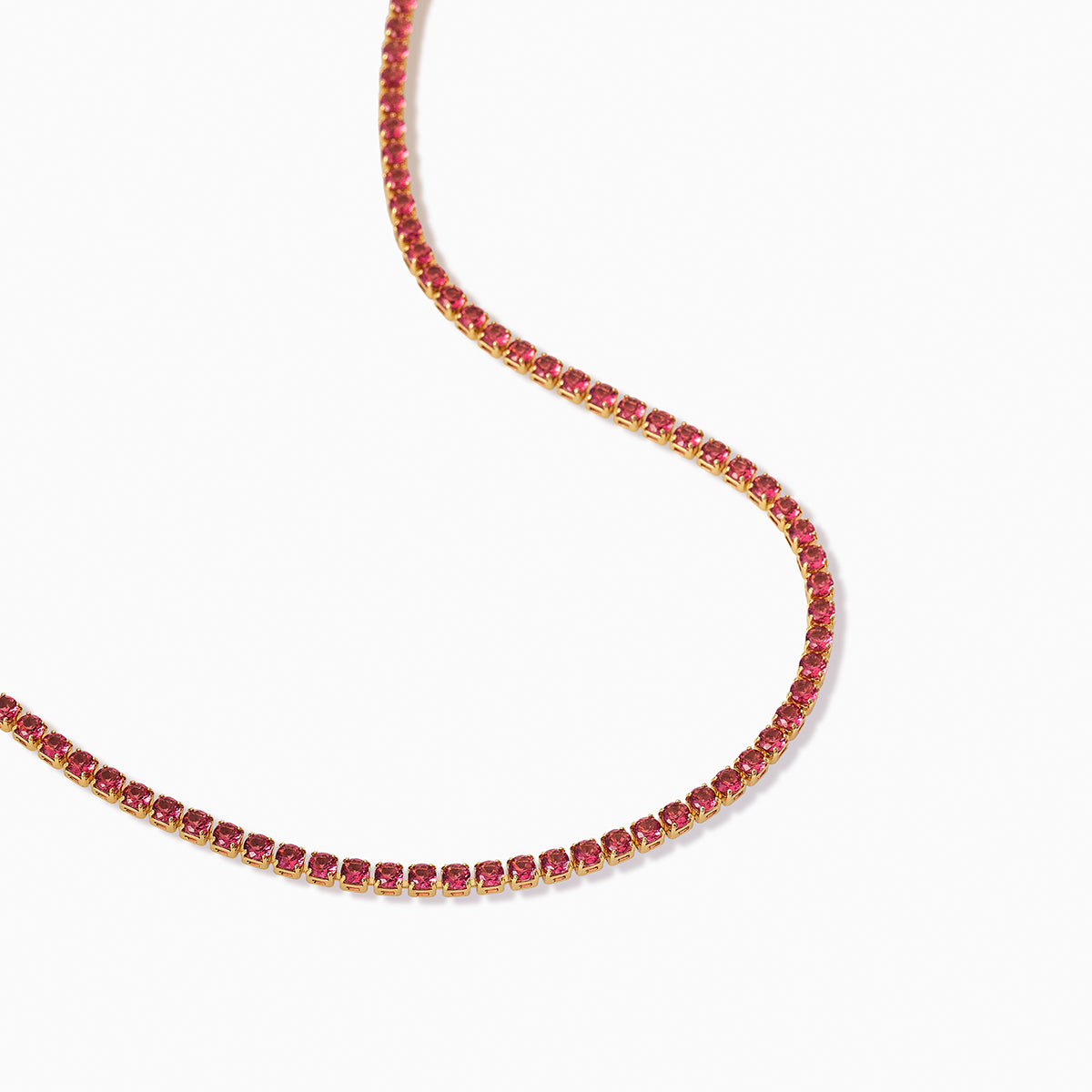 Touch of Pink Necklace | Gold | Product Detail Image | Uncommon James