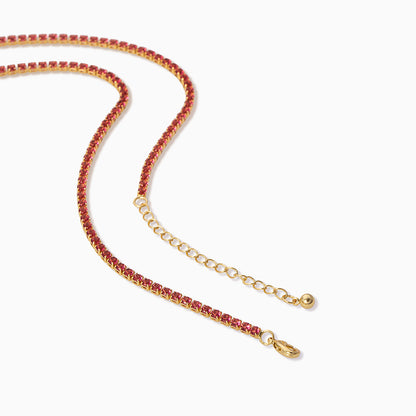 Touch of Pink Necklace | Gold | Product Detail Image 2 | Uncommon James
