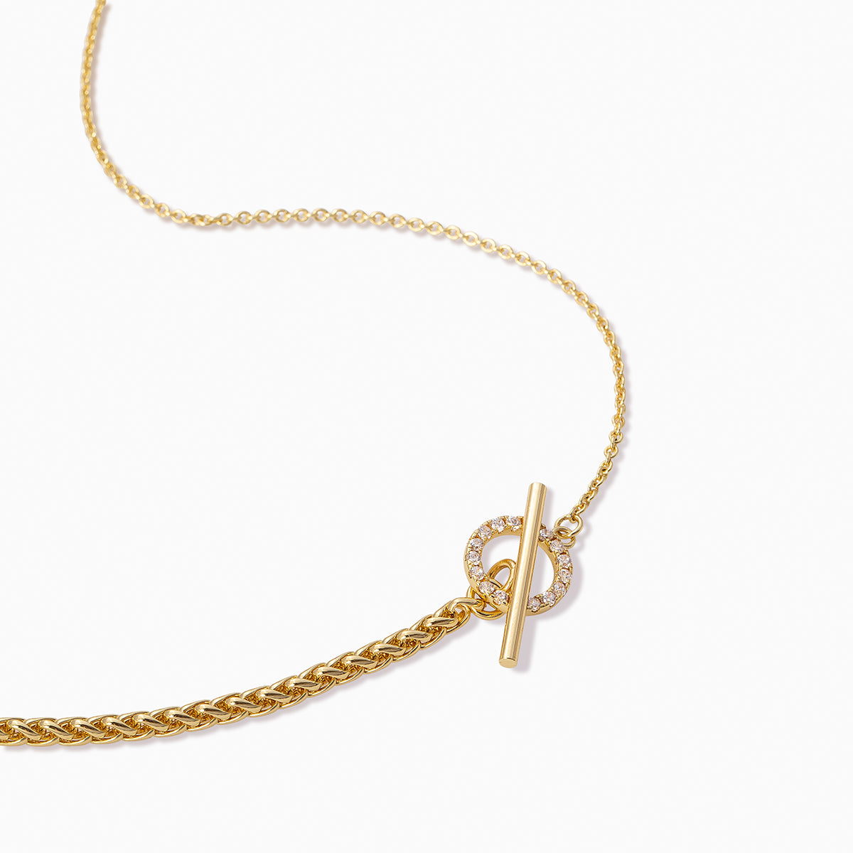Turn It Up Chain Necklace | Gold | Product Detail Image | Uncommon James