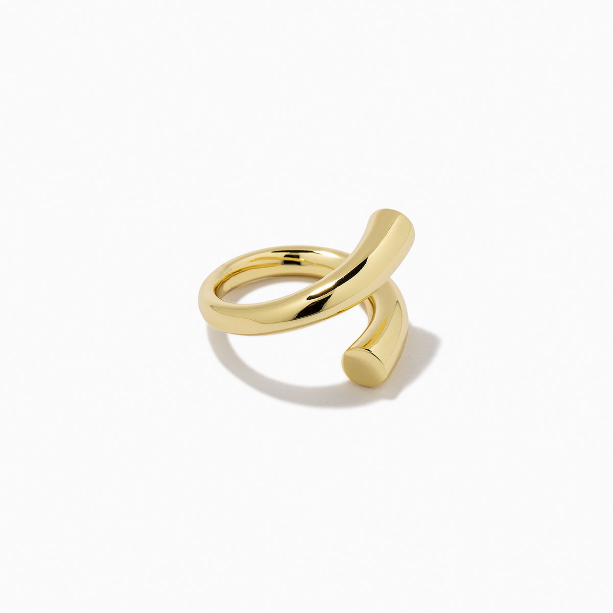 Around Town Crossover Statement Ring in Gold | Uncommon James