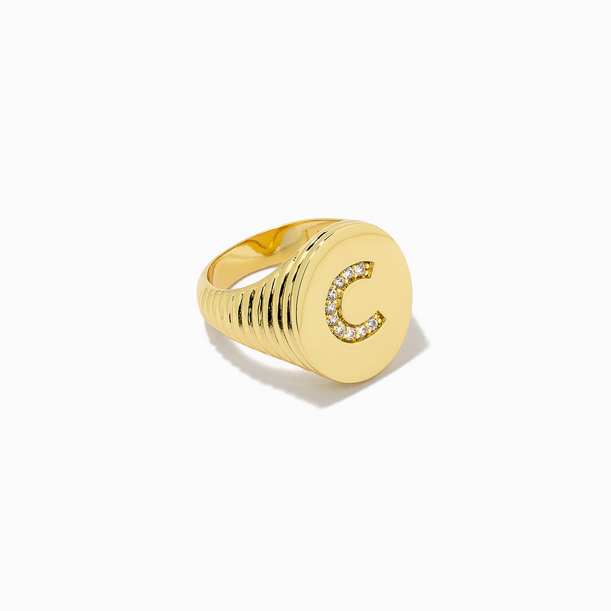 Initial Here Ring | Gold C 6 GoldC 7 Gold C 8 | Product Image | Uncommon James
