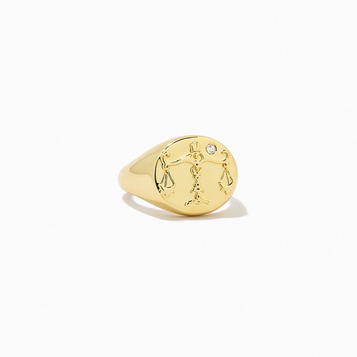 Zodiac Ring | Gold LIBRA | Product Image | Uncommon James