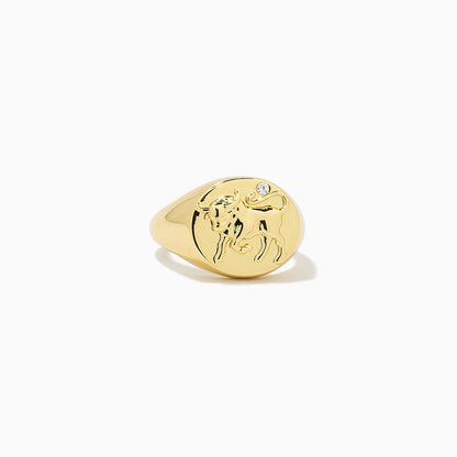 Zodiac Ring | Gold TAURUS | Product Image | Uncommon James