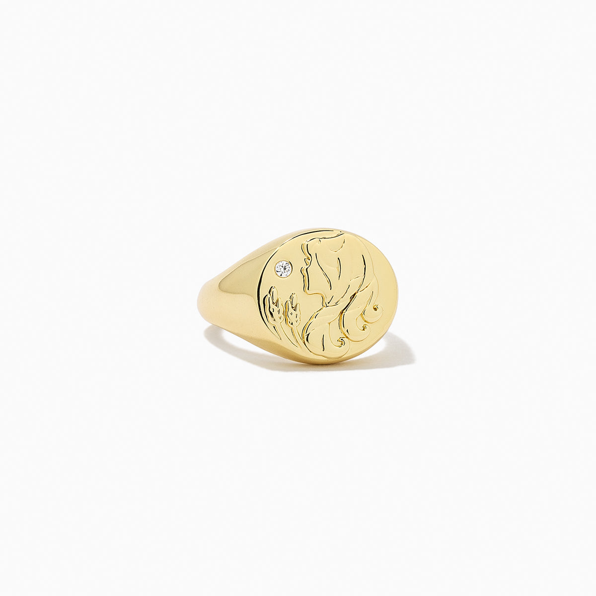 Zodiac Ring | Gold VIRGO | Product Image | Uncommon James