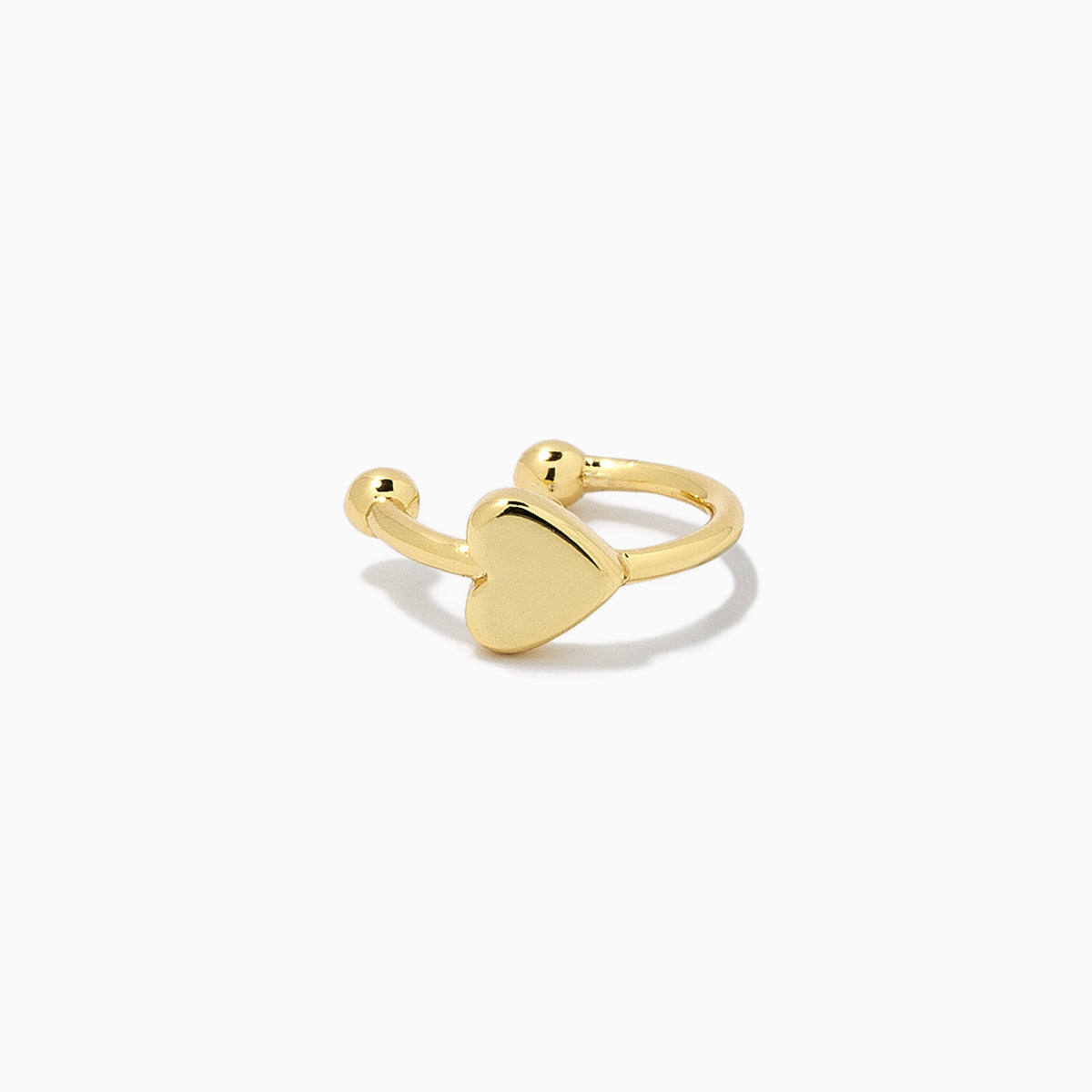 Heart Ear Cuff | Gold | Product Image | Uncommon James