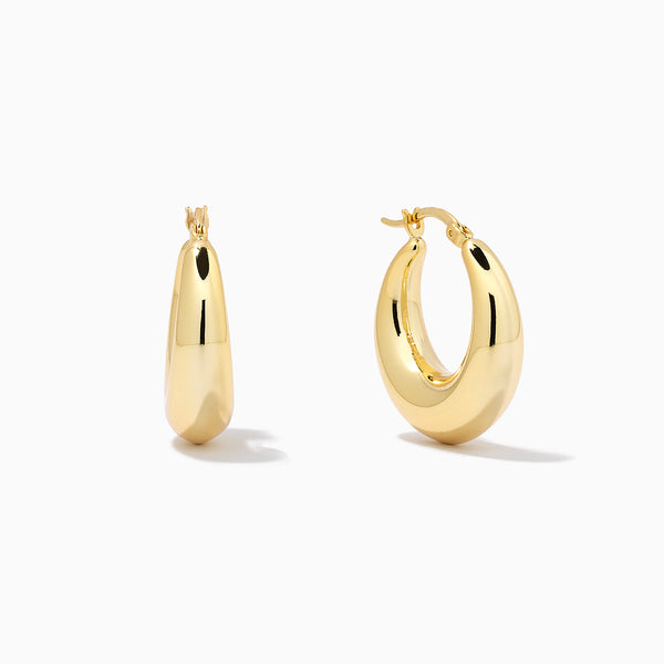 Uncommon James Women's Seeing Double Spiral Hoop Earrings